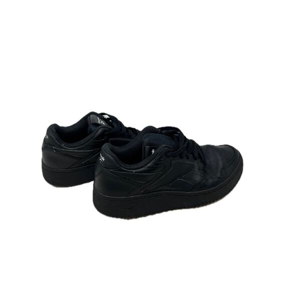 Reebok Black Leather High Top Sneakers Mens 8.5 - Picture 3 of 7